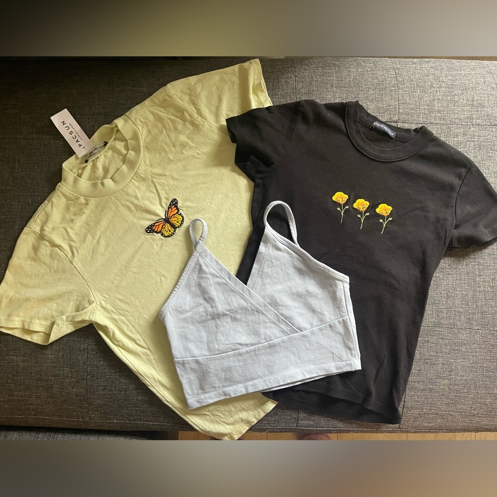 Brandy Melville set of 3 tops